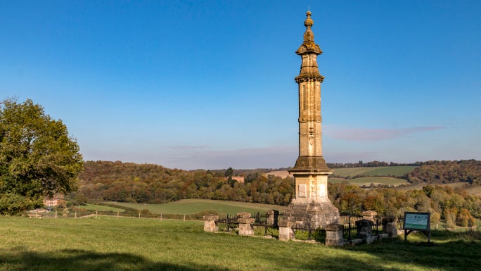 The Disraeli Monument at Hughenden, Buckinghamshire